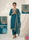 Si 336 Slub Cotton With Embroidery Work Top With Bottom Dupatta